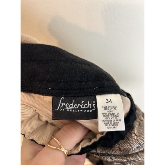 Vintage Frederick's of Hollywood Satin Corset Bustier Top 34C Whimsygoth Y2K - Picture 5 of 5